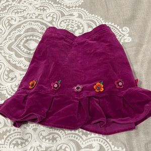 Fuchsia girls corduroy skort!